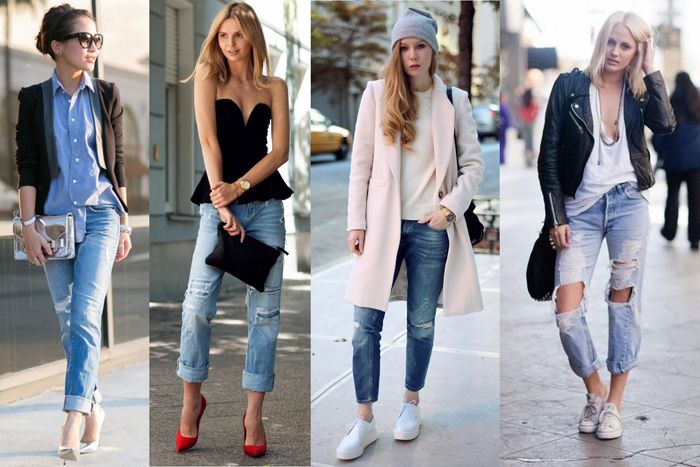 Style Tips On How To Wear Boyfriend Jeans