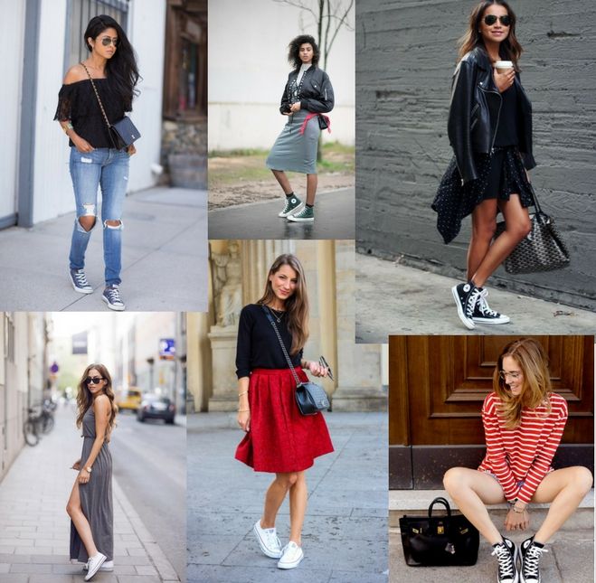 Stylish Ways to Wear a Pair of Converse Sneakers